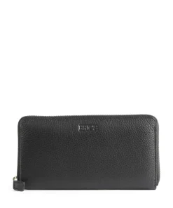 Marmolada RFID Geldbörse genarbtes Kalbsleder schwarz