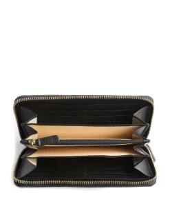 Marmolada RFID Geldbörse genarbtes Kalbsleder schwarz