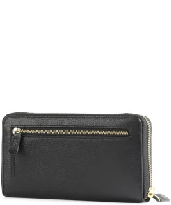 Marmolada RFID Geldbörse genarbtes Kalbsleder schwarz
