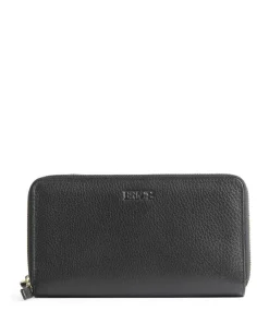 Marmolada RFID Geldbörse genarbtes Kalbsleder schwarz