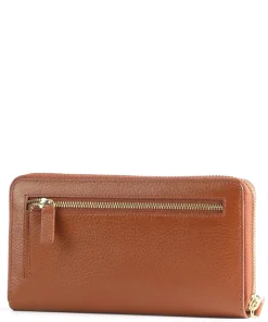 Marmolada RFID Geldbörse genarbtes Kalbsleder karamellbraun