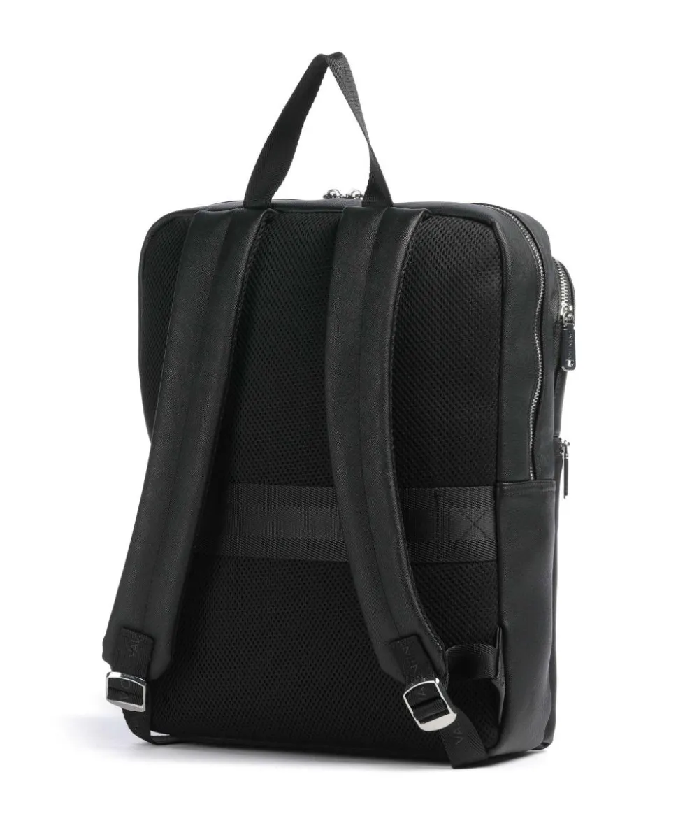 Marnier Rucksack 13″ Lederimitat schwarz
