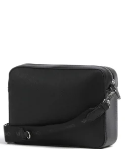 Marnier Umhängetasche Lederimitat schwarz