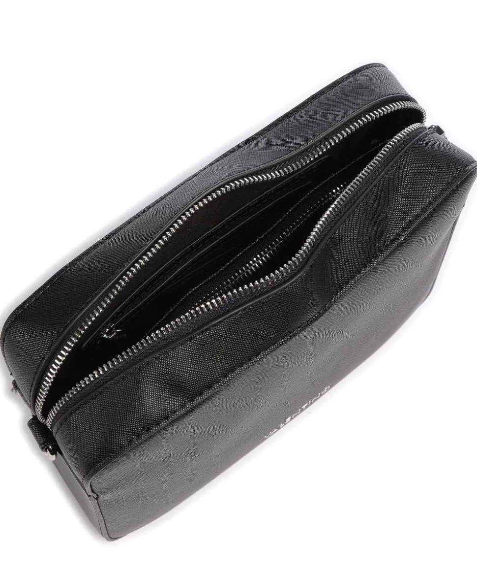 Marnier Umhängetasche Lederimitat schwarz