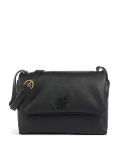 Marrisa Umhängetasche genarbtes Rindsleder schwarz