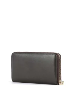 Mauritius RFID Geldbörse fein genarbtes Kalbsleder dunkelbraun