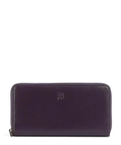 Mauritius RFID Geldbörse fein genarbtes Kalbsleder aubergine