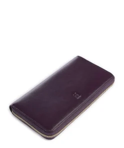 Mauritius RFID Geldbörse fein genarbtes Kalbsleder aubergine