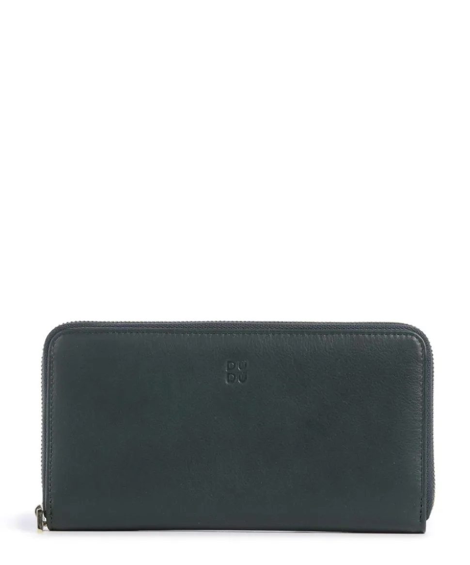 Mauritius RFID Geldbörse fein genarbtes Kalbsleder dunkelgrün