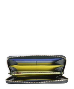 Mauritius RFID Geldbörse fein genarbtes Kalbsleder dunkelgrün