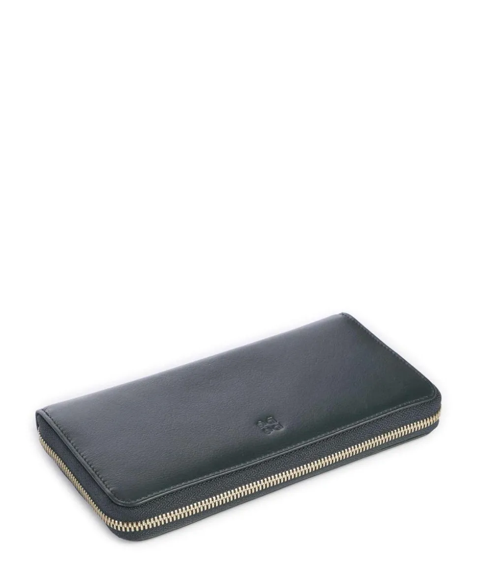 Mauritius RFID Geldbörse fein genarbtes Kalbsleder dunkelgrün