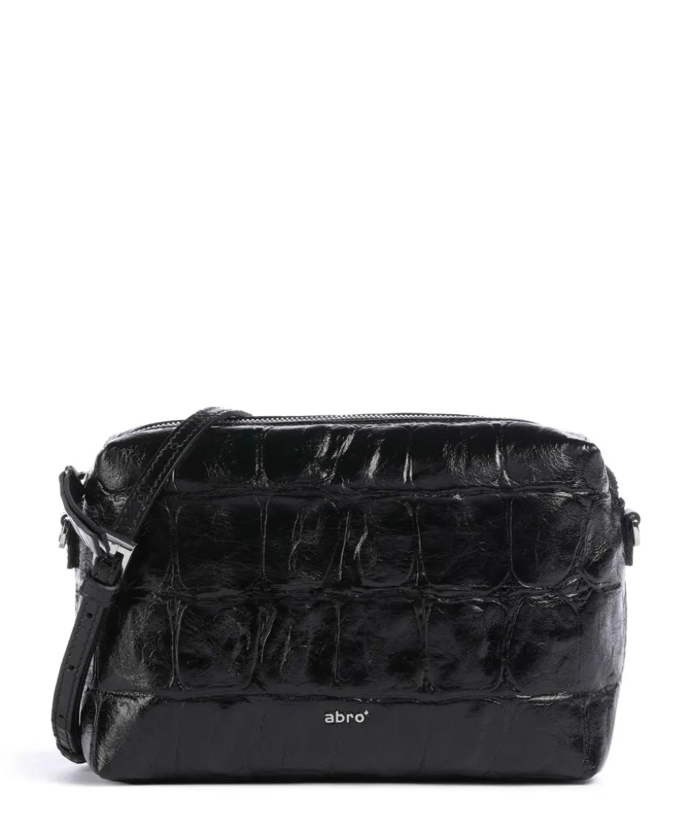 Maxi Cocco Kaia Umhängetasche geprägtes Rindsleder schwarz