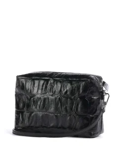 Maxi Cocco Kaia Umhängetasche geprägtes Rindsleder schwarz