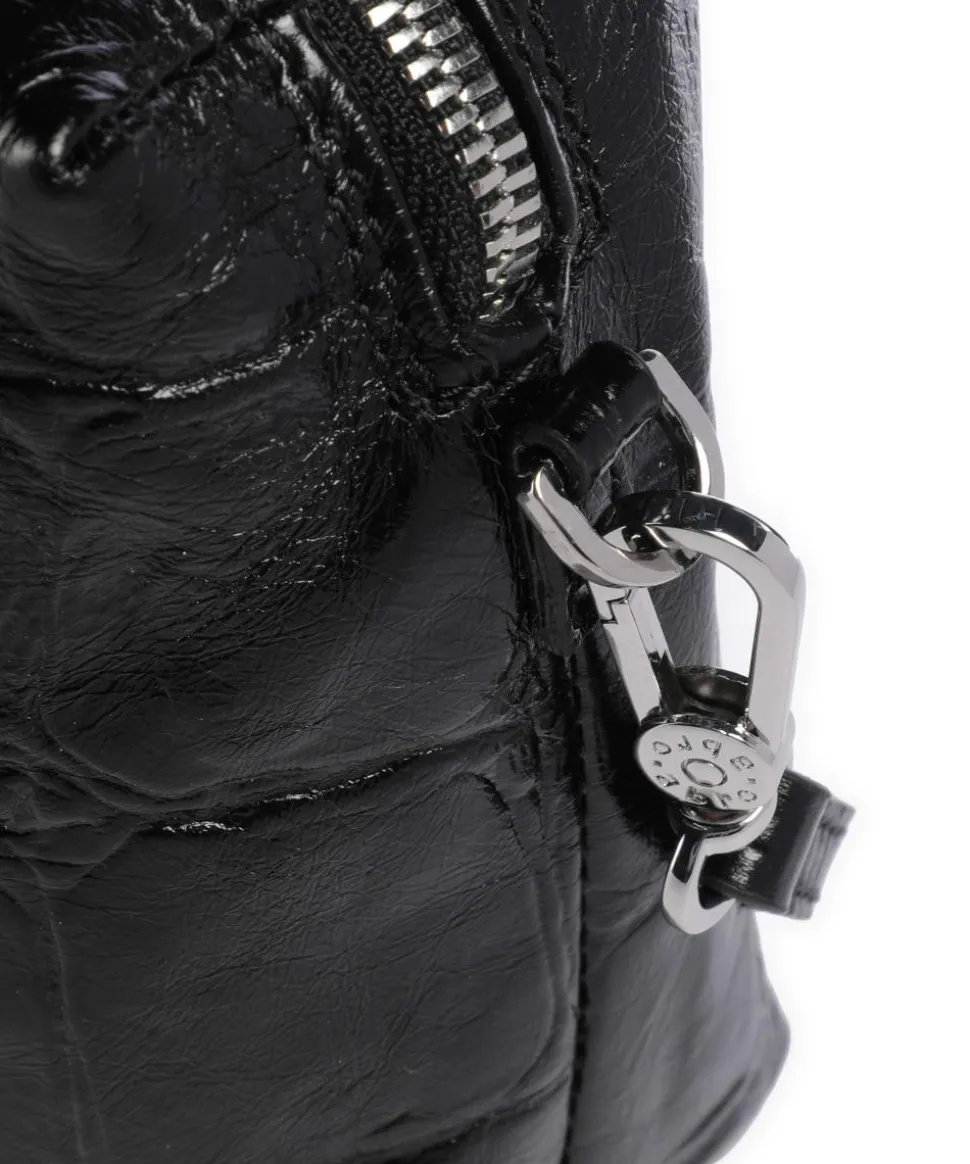 Maxi Cocco Kaia Umhängetasche geprägtes Rindsleder schwarz