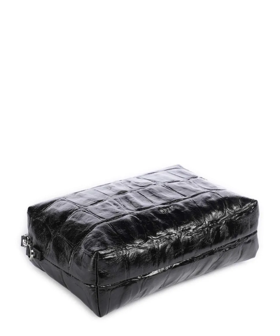 Maxi Cocco Kaia Umhängetasche geprägtes Rindsleder schwarz