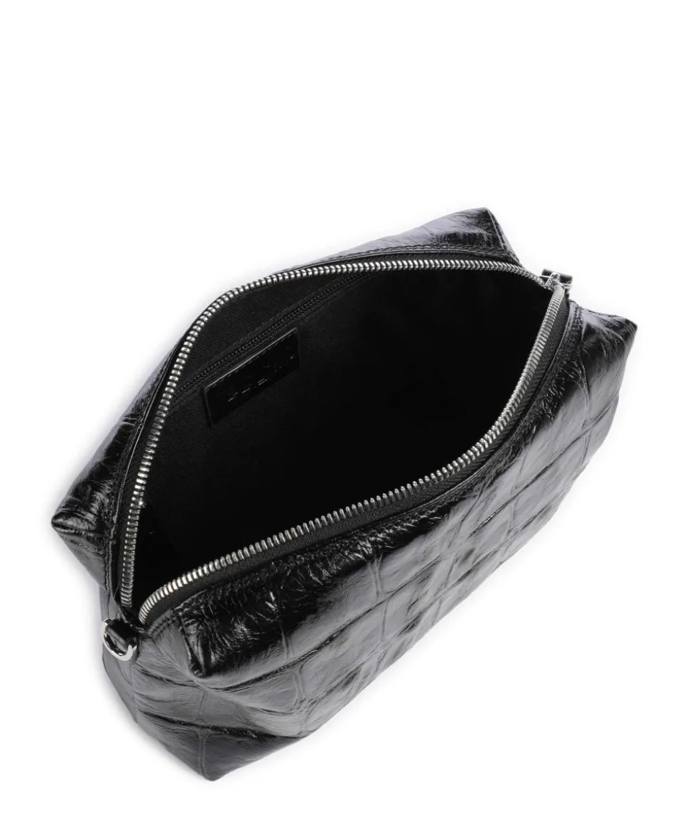 Maxi Cocco Kaia Umhängetasche geprägtes Rindsleder schwarz