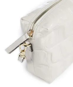 Maxi Cocco Kaia Umhängetasche geprägtes Rindsleder weiß