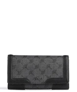 Mazzolino Europa Geldbörse Lederimitat grau/schwarz