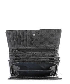 Mazzolino Europa Geldbörse Lederimitat grau/schwarz