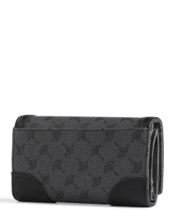 Mazzolino Europa Geldbörse Lederimitat grau/schwarz