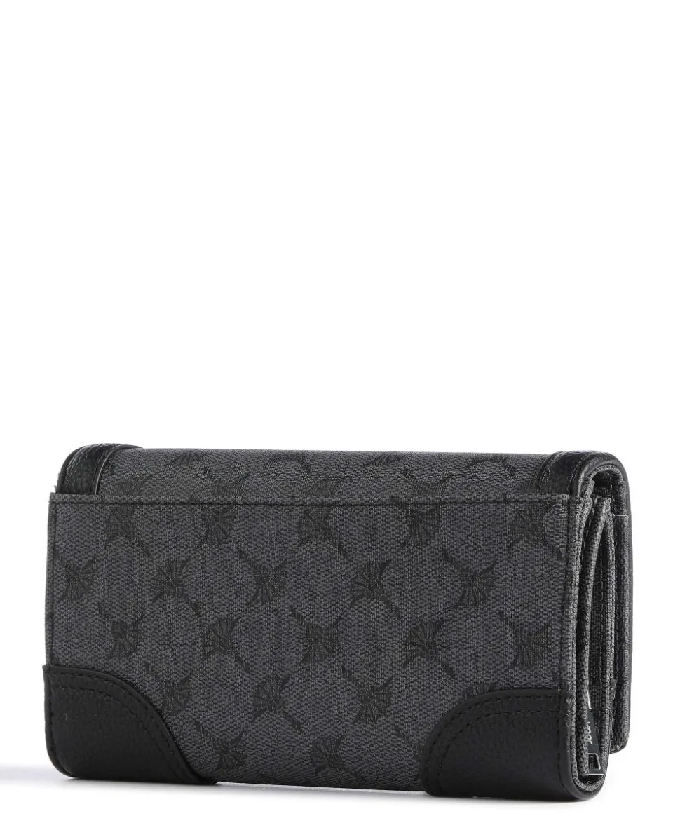 Mazzolino Europa Geldbörse Lederimitat grau/schwarz