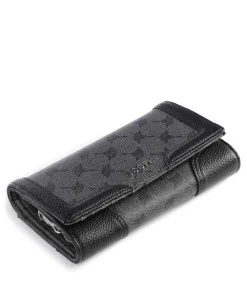 Mazzolino Europa Geldbörse Lederimitat grau/schwarz