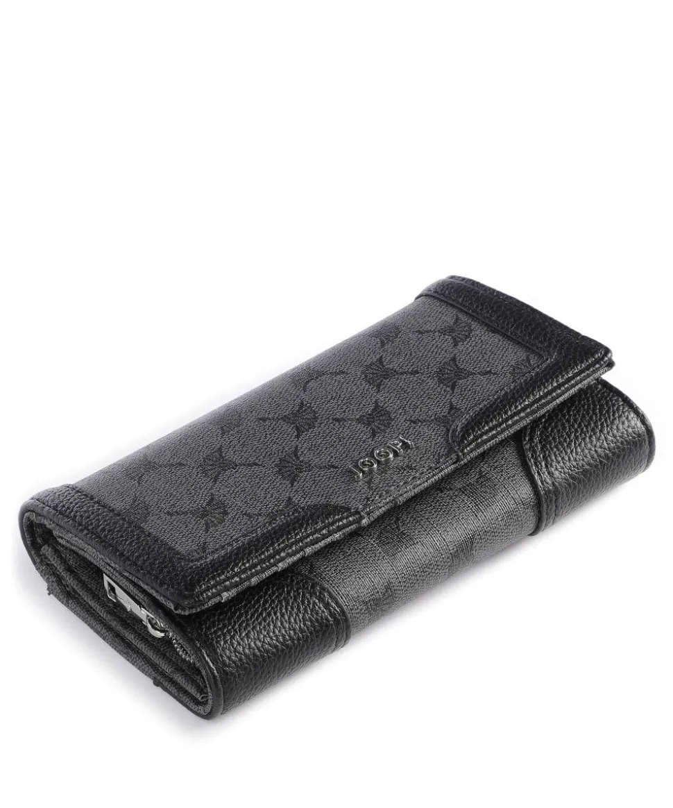 Mazzolino Europa Geldbörse Lederimitat grau/schwarz