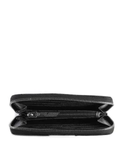 Mazzolino Melete Geldbörse Lederimitat grau/schwarz