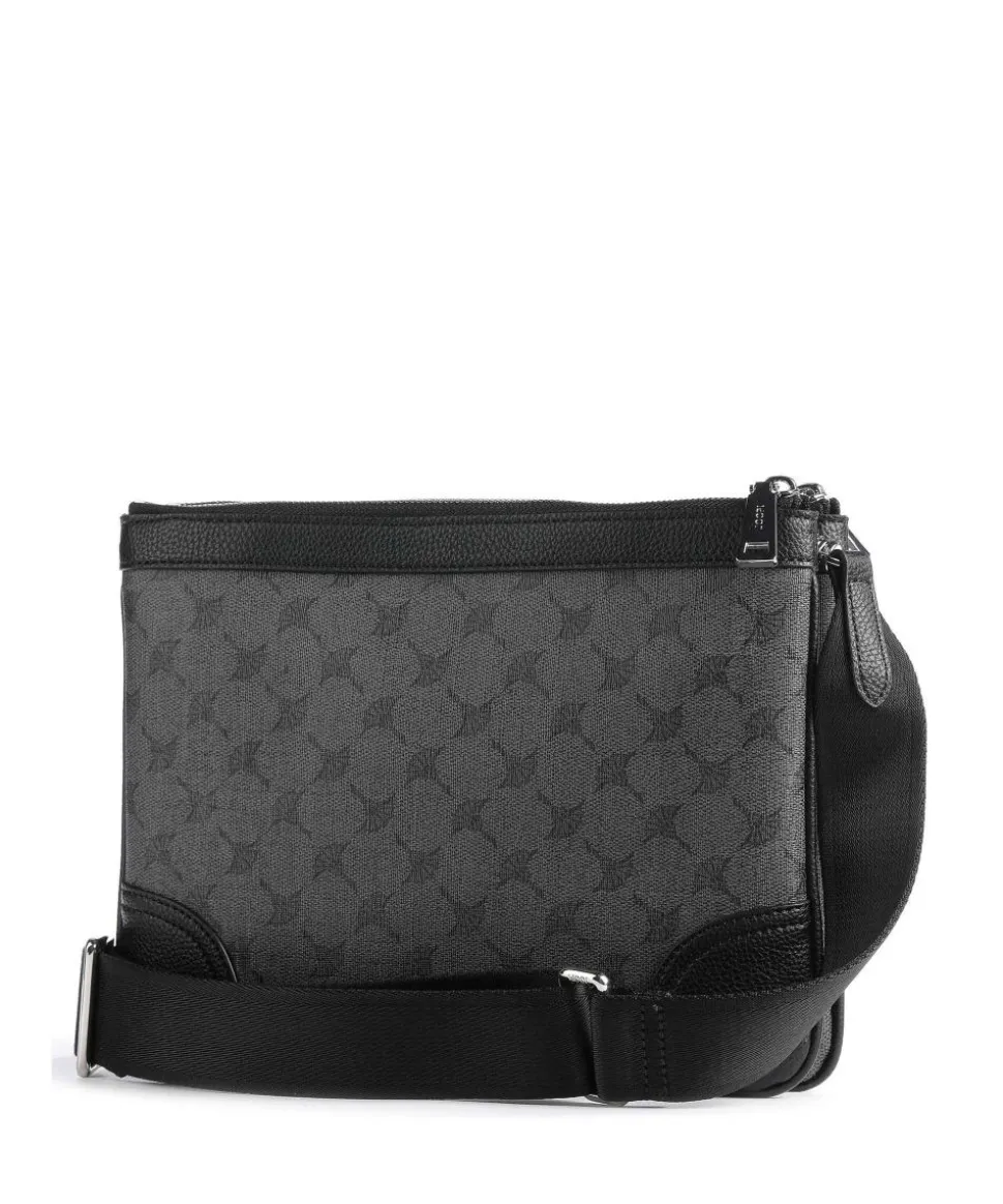 Mazzolino Milva Umhängetasche Lederimitat dunkelgrau