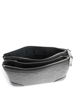 Mazzolino Milva Umhängetasche Lederimitat dunkelgrau