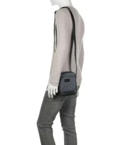 Mazzolino Rafael Umhängetasche Lederimitat dunkelblau