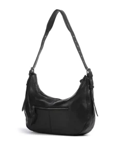 Me and My Bag Beuteltasche fein genarbtes Leder schwarz