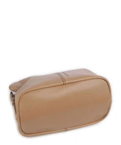 Me and My Bag Schultertasche fein genarbtes Leder karamellbraun