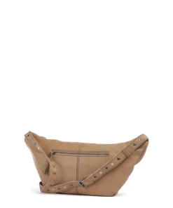 Me and My Bag Umhängetasche fein genarbtes Leder karamellbraun