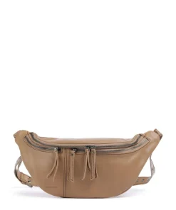 Me and My Bag Umhängetasche fein genarbtes Leder hellbraun