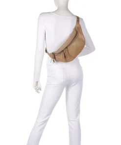 Me and My Bag Umhängetasche fein genarbtes Leder hellbraun