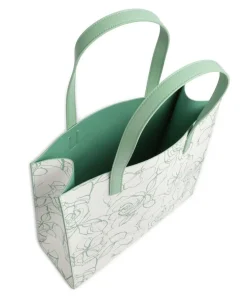 Meaicon Shopper Lederimitat weiß