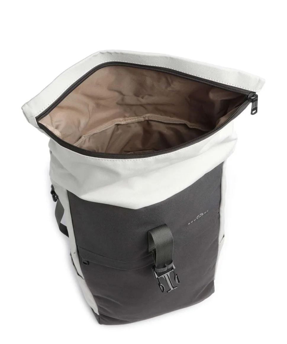 Mediative Jetpack Rolltop Rucksack 15″ Polyester grau/beige