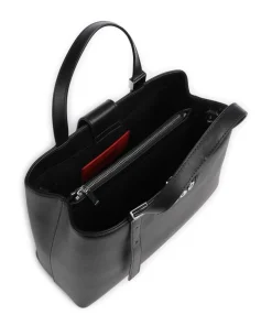 Mel 2.0 Handtasche Lederimitat schwarz