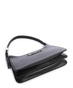 Mel 2.0 Schultertasche Lederimitat schwarz