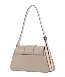 Mel 2.0 Schultertasche Lederimitat hellbraun