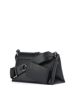 Mel Umhängetasche Lederimitat schwarz