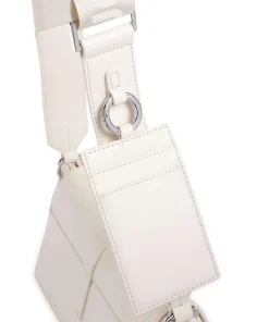 Mel Umhängetasche Lederimitat weiß