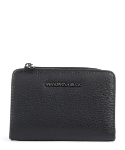 Mellow Leather Geldbörse genarbtes Kalbsleder schwarz