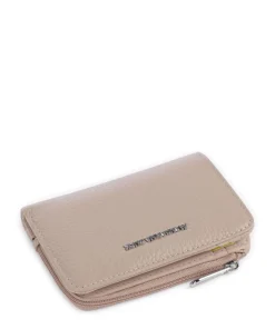 Mellow Leather Geldbörse genarbtes Kalbsleder taupe