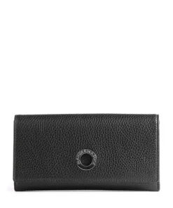 Mellow Leather Geldbörse genarbtes Kalbsleder schwarz