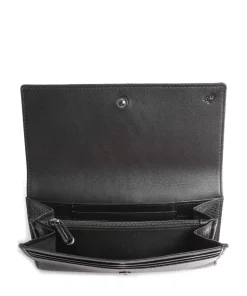 Mellow Leather Geldbörse genarbtes Kalbsleder schwarz