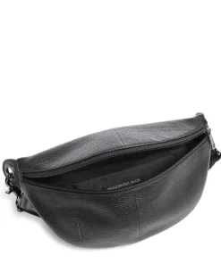 Mellow Leather Gürteltasche genarbtes Kalbsleder schwarz