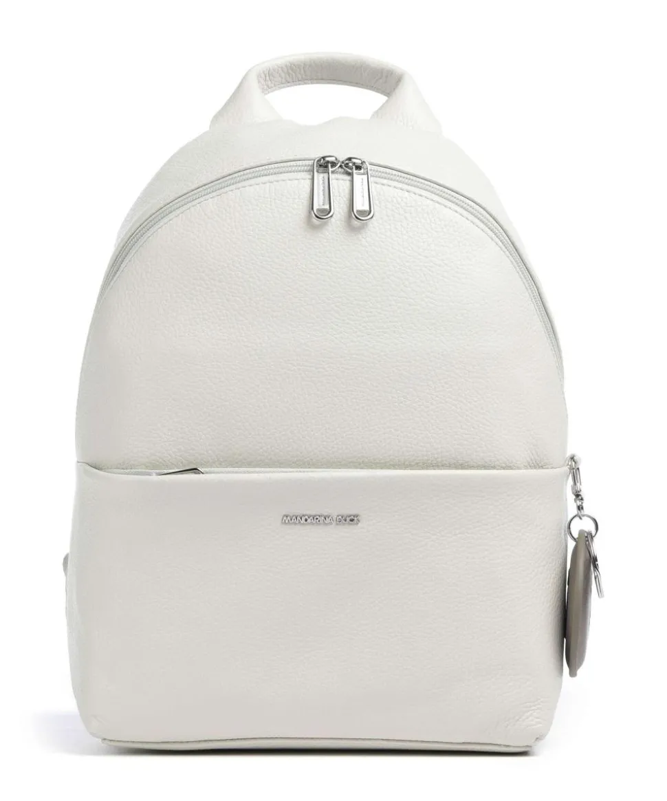 Mellow Leather Rucksack genarbtes Kalbsleder creme