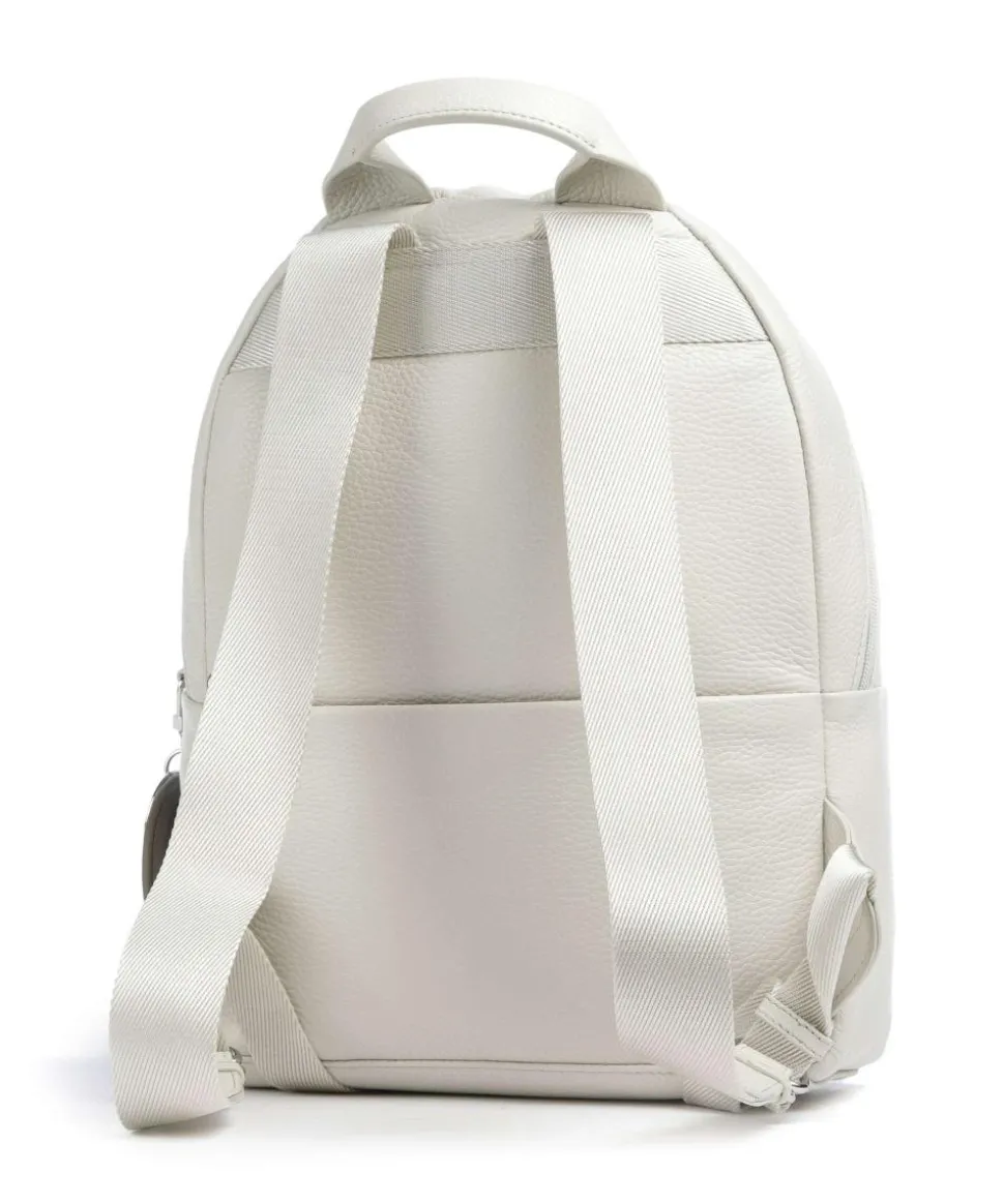 Mellow Leather Rucksack genarbtes Kalbsleder creme